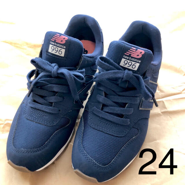 New Balance 996 レディース 24cm ネイビー