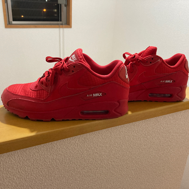 NIKE(ナイキ)の27cm AIR MAX 90 ESSENTIAL ユニバーシティレッド メンズの靴/シューズ(スニーカー)の商品写真