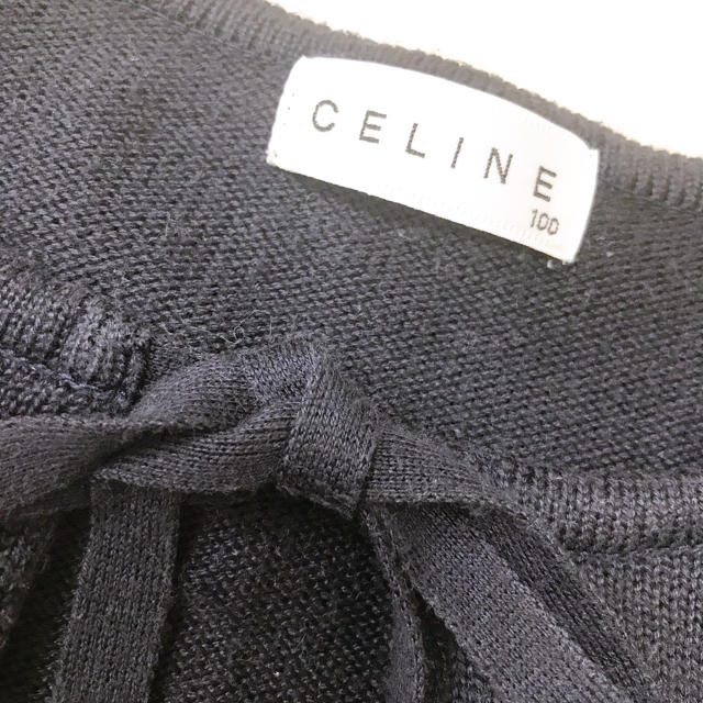 celine(セリーヌ)のセリーヌ　カーディガン　100 キッズ/ベビー/マタニティのキッズ服女の子用(90cm~)(カーディガン)の商品写真