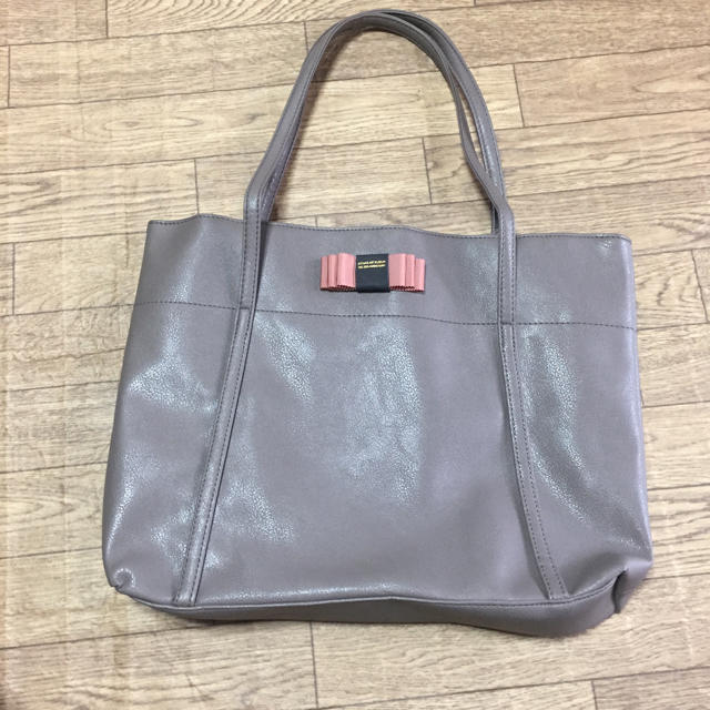 MENARD(メナード)のメナード/トートバッグ、グレー、ピンク、肩掛けバッグ、鞄、A4サイズ レディースのバッグ(トートバッグ)の商品写真
