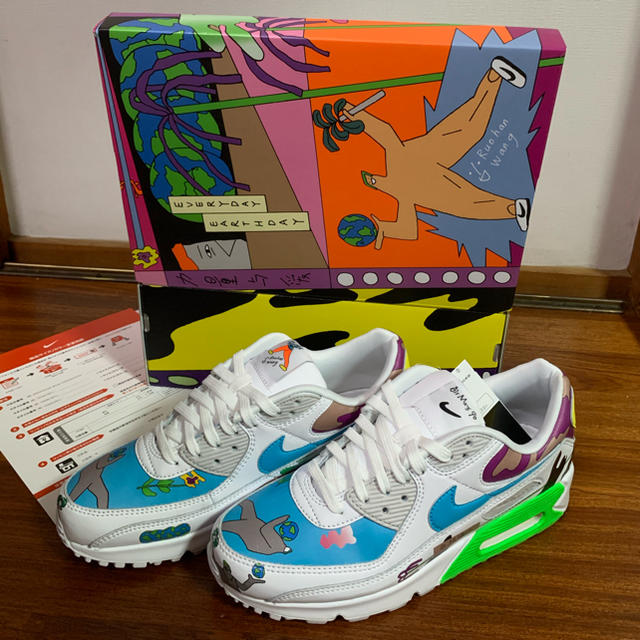 Nike Flyleather Air Max 90 Rouhan Wang