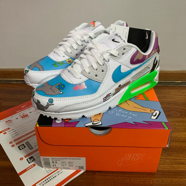 Nike Flyleather Air Max 90 Rouhan Wang