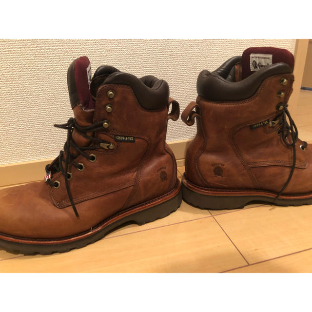 チペワ　CHIPPEWA 茶色　ブラウン　ブーツ　アメリカ　アメリカン