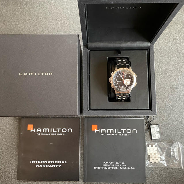 Hamilton(ハミルトン)の値下げ　ハミルトン　カーキETO クロノグラフ　美品 メンズの時計(腕時計(アナログ))の商品写真