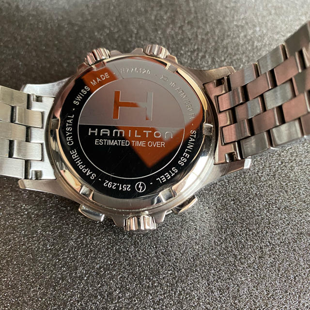 Hamilton(ハミルトン)の値下げ　ハミルトン　カーキETO クロノグラフ　美品 メンズの時計(腕時計(アナログ))の商品写真