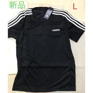 アディダス(adidas)のadidas アディダス Tシャツ 黒 L(ウェア)