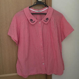 プードゥドゥ(POU DOU DOU)のギンガムチェック♡シャツ(シャツ/ブラウス(半袖/袖なし))