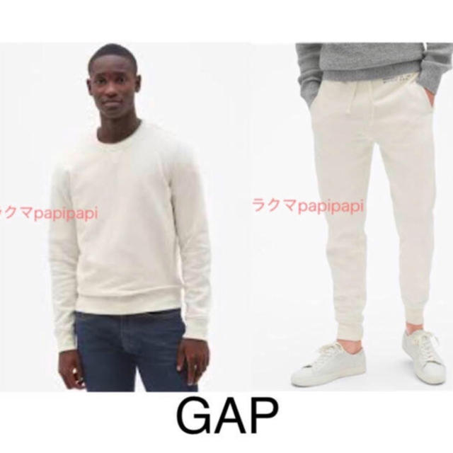 新品　GAP メンズ　フリーススウェット　セットアップ