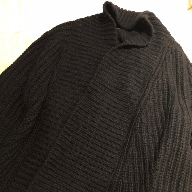 ANN DEMEULEMEESTER(アンドゥムルメステール)のカーディガン 黒