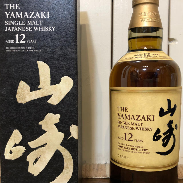 食品/飲料/酒サントリーシングルモルトウィスキー　山崎12年　700ml