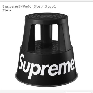 シュプリーム(Supreme)の新品　Supreme Wedo Step Stool 黒　送料込　シュプリーム (スツール)