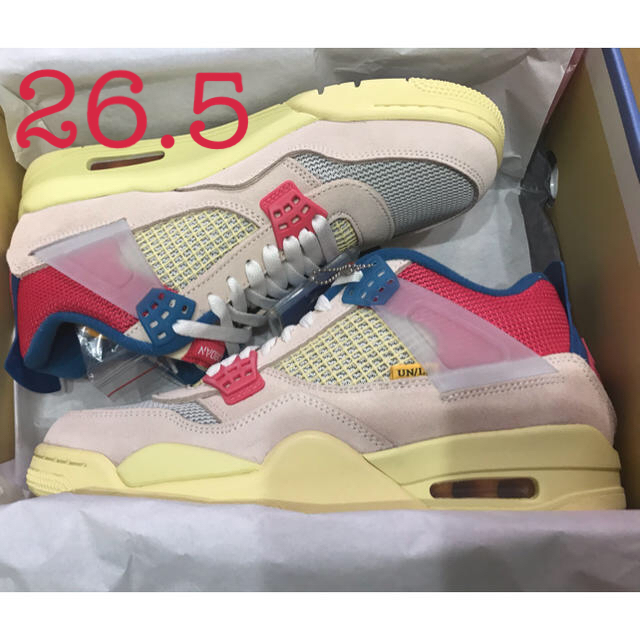 jordan4 union guava ユニオン　ジョーダン　26.5 8.5