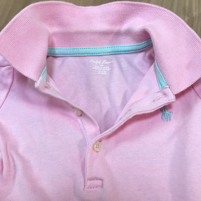 Ralph Lauren(ラルフローレン)のラルフローレン 6M ピンク　美品 キッズ/ベビー/マタニティのベビー服(~85cm)(ロンパース)の商品写真