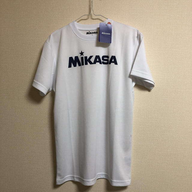 MIKASA(ミカサ)のMIKASA  ミカサ　バレーボール　Tシャツ　ホワイト スポーツ/アウトドアのスポーツ/アウトドア その他(バレーボール)の商品写真