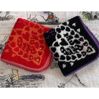 アナスイ(ANNA SUI)の【新品/未使用品】ANNA SUI 今治 ミニテリー2枚セット(ハンカチ)