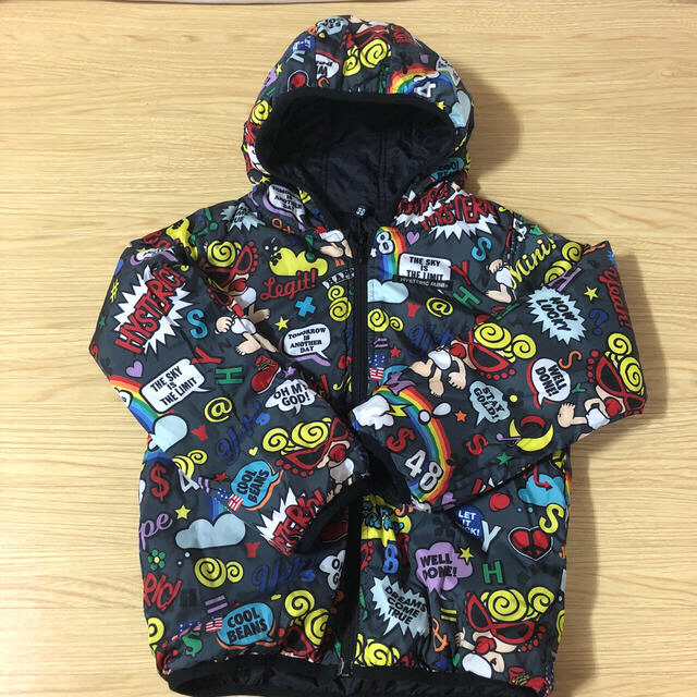 HYSTERIC MINI(ヒステリックミニ)のヒステリックミニ リバーシブル上着 キッズ/ベビー/マタニティのキッズ服男の子用(90cm~)(ジャケット/上着)の商品写真