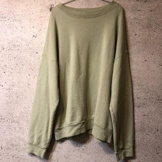 アンユーズド(UNUSED)のunused 19ss スウェット サイズ3 US1529 セージグリーン(スウェット)