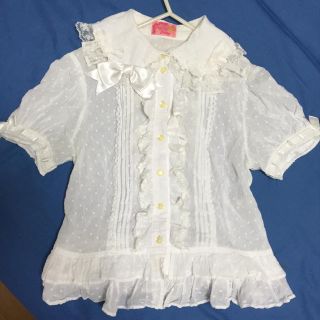 アンジェリックプリティー(Angelic Pretty)のアンジェリックプリティ♡ブラウス難あり(シャツ/ブラウス(半袖/袖なし))