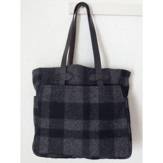 フィルソン(FILSON)の【みず様専用】FILSON トートバッグ(グレーチェック)(トートバッグ)