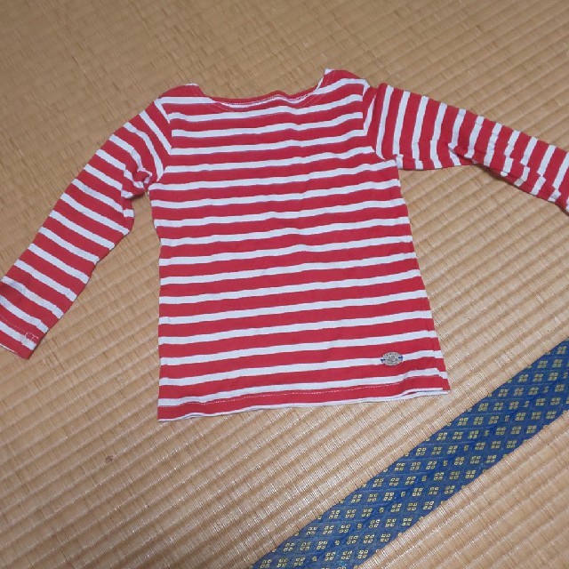 MARKEY'S(マーキーズ)のボーダー ロンティー キッズ/ベビー/マタニティのキッズ服女の子用(90cm~)(Tシャツ/カットソー)の商品写真