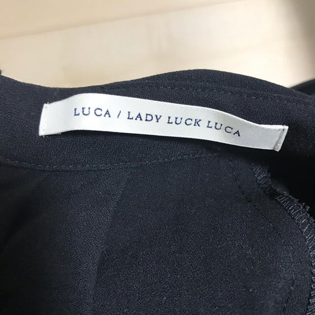 LUCA(ルカ)のLADY LUCK LUCA 黒トップス レディースのトップス(カットソー(長袖/七分))の商品写真