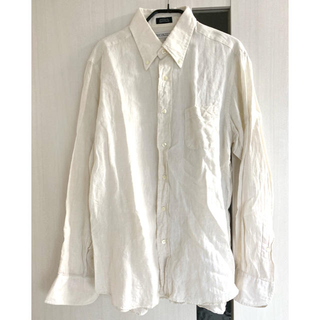 【Individualized shirts】100%麻　メンズシャツ