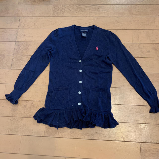 Ralph Lauren(ラルフローレン)のラルフローレン   カーディガン　サイズ6（120cm） キッズ/ベビー/マタニティのキッズ服女の子用(90cm~)(カーディガン)の商品写真