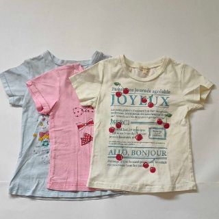 ハッシュアッシュ(HusHush)のHusHush110Tシャツ半袖女の子3枚セット(Tシャツ/カットソー)