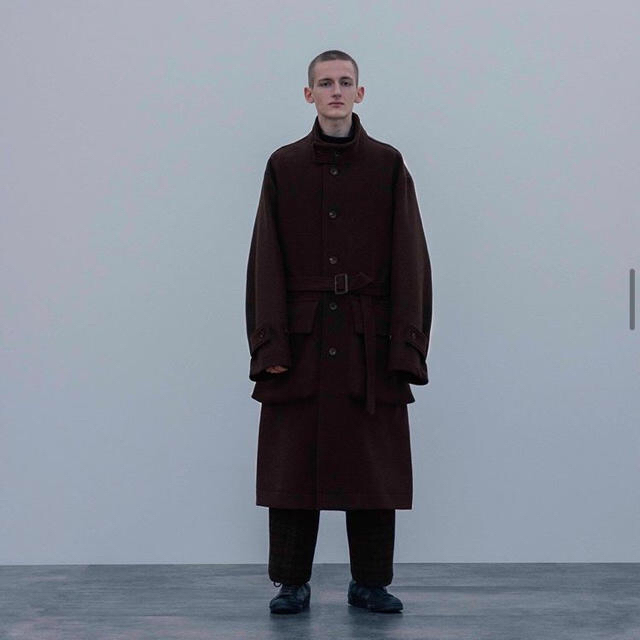 stein 20aw OVER SLEEVE STAND COLLAR COAT