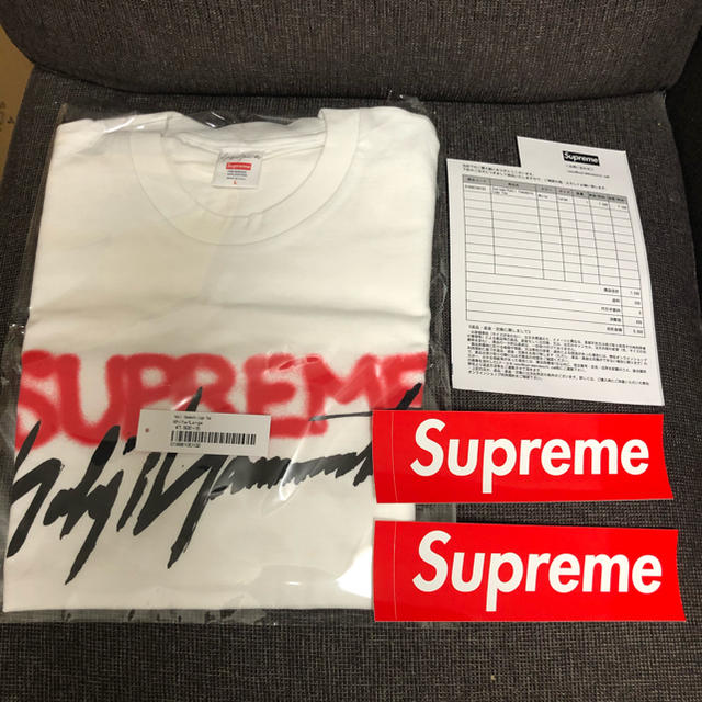 supreme yohji yamamoto Logo Tee 白 新品未着用 - Tシャツ/カットソー ...