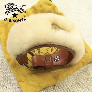 イルビゾンテ(IL BISONTE)の希少 40周年記念 IL BISONTE✨イルビゾンテ ムートン ブレスレット(ブレスレット/バングル)