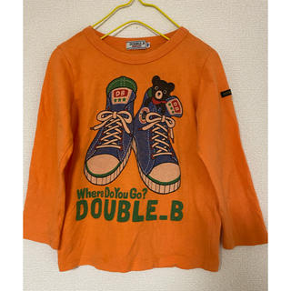 ダブルビー(DOUBLE.B)のダブルビー スニーカーロンT 100 ｵﾚﾝｼﾞ(Tシャツ/カットソー)