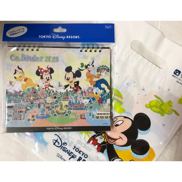 Disney(ディズニー)の2021カレンダー 東京ディズニーリゾート インテリア/住まい/日用品の文房具(カレンダー/スケジュール)の商品写真