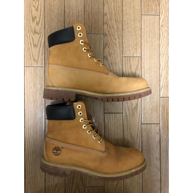 Timberland(ティンバーランド)のティンバーランド　ブーツ　USED 26.5 イエロー メンズの靴/シューズ(ブーツ)の商品写真