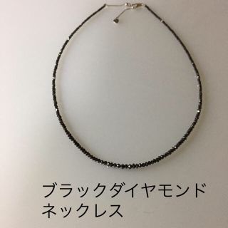 ブラックダイヤモンドネックレス(ネックレス)