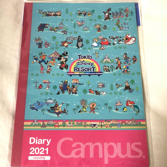 Disney(ディズニー)のTOKYO Disney RESORT ダイアリー インテリア/住まい/日用品の文房具(カレンダー/スケジュール)の商品写真