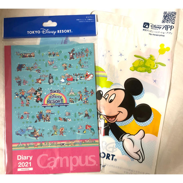 Disney(ディズニー)のTOKYO Disney RESORT ダイアリー インテリア/住まい/日用品の文房具(カレンダー/スケジュール)の商品写真