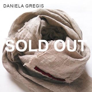 ヤエカ(YAECA)の美品 DANIELA GREGIS✨ダニエラグレジス リネン100 大判ストール(ストール/パシュミナ)