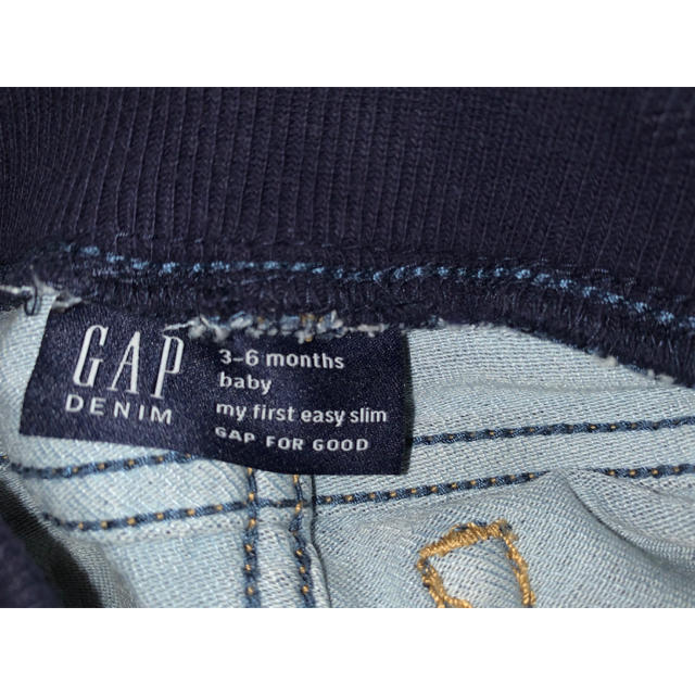 babyGAP(ベビーギャップ)の☆baby GAP デニム パンツ 60cm 3-6m キッズ/ベビー/マタニティのベビー服(~85cm)(パンツ)の商品写真