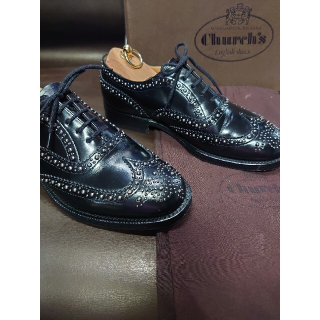 Church's - チャーチ バーウッド2S 81 60G church's スタッズの Church's - チャーチ バーウッド2S 81 60G church's スタッズの