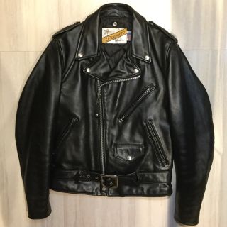 ショット(schott)の美品 良質 ショット Schott 618 ダブル ライダース 36インチ(レザージャケット)