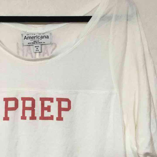 AMERICANA(アメリカーナ)のAmericana カットソー  レディースのトップス(Tシャツ(長袖/七分))の商品写真