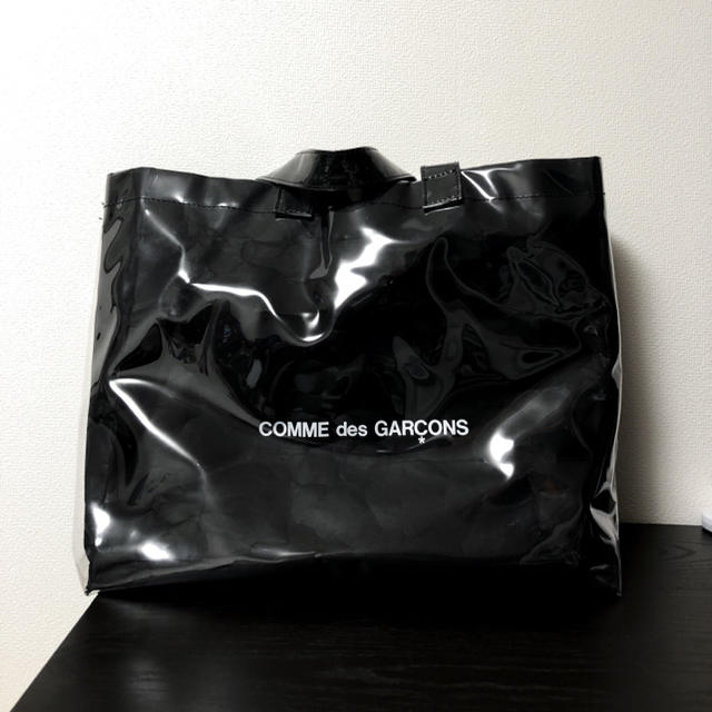 BLACK COMME des GARCONS(ブラックコムデギャルソン)のギャルソン PVC トートバッグ  ブラックマーケット 限定 メンズのバッグ(トートバッグ)の商品写真