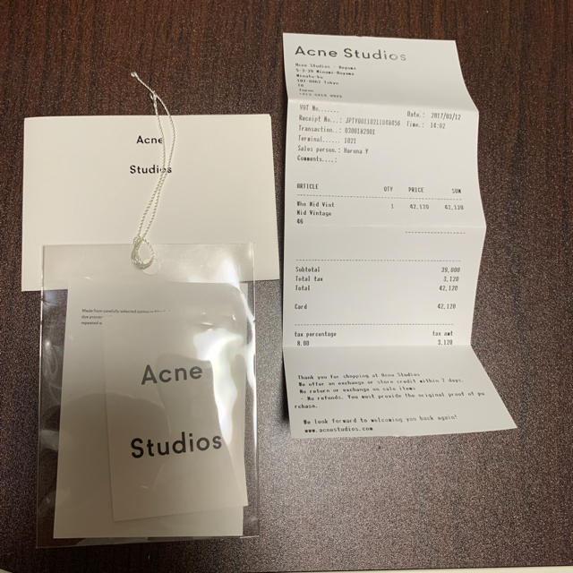 ACNE(アクネ)のACNE STUDIOS デニムJKT メンズのジャケット/アウター(Gジャン/デニムジャケット)の商品写真