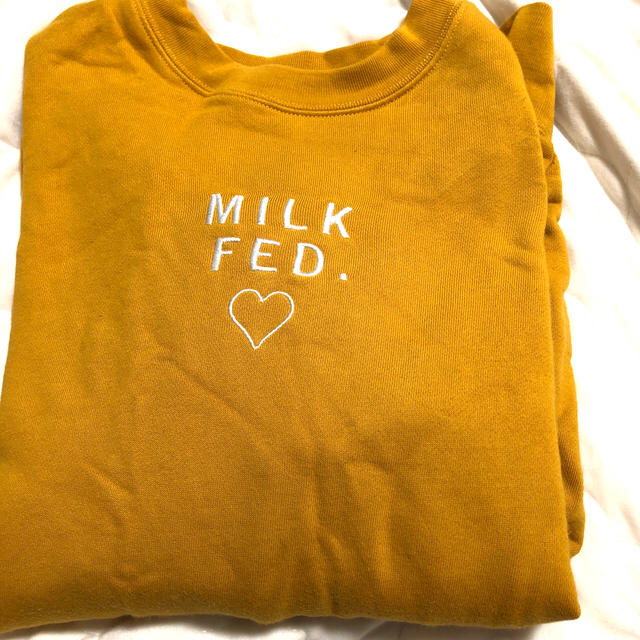 MILKFED.(ミルクフェド)のmilkfed イエロー　パーカー レディースのトップス(パーカー)の商品写真