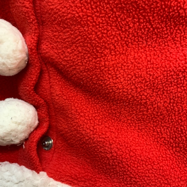 クリスマス　サンタクロース　ロンパース   コスプレ　ベビー　80cm キッズ/ベビー/マタニティのベビー服(~85cm)(ロンパース)の商品写真