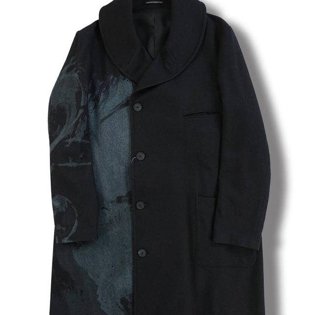 ヨウジヤマモト プリントヘチマコート 19aw 限定割引 30.0%OFF www