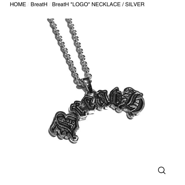 BREATH LOGO NECKLACE 新品　BADHOP