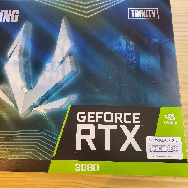100％本物 ★ZOTAC a Trinity 3080 RTX GeForce GAMING PCパーツ