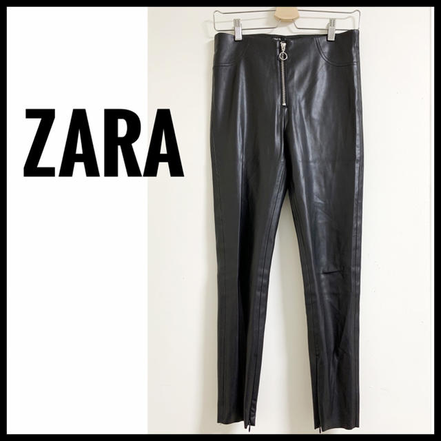 ZARA(ザラ)のZARA ザラ　フェイクレザーパンツ　レギンス　スキニー レディースのパンツ(スキニーパンツ)の商品写真